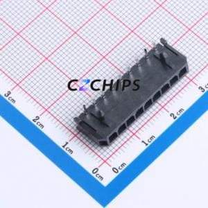 436500900 Wire-to-<b>Board</b> <b>Pin</b> Header Bent Lead Through Hole,P=3mm Connector 1x9P 3mm Right Angle Insert Micro-Fit (MX 3.0) - Product Image 1