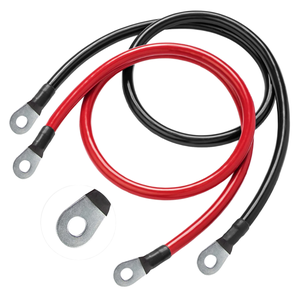 Cable de Batería Solar con Conectores de Anillo, Arnés de Cableado de Alimentación de Alto Voltaje con Aislamiento XLPE y <span class=keywords><strong>Conductor</strong></span> de Cobre - Product Image 1