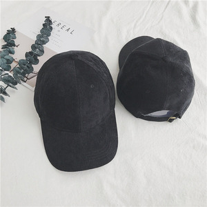 หมวกเบสบอลปักลายแบบ6แผง,หมวกผ้าลูกฟูกเปล่าหลากสีสไตล์วินเทจ - Product Image 2