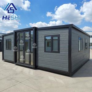 Nouvelle conception de maison préfabriquée préfabriquée en conteneur extensible de 40 pieds, 20 pieds, 30 pieds, villa préfabriquée, maison, salle de bain, casas prefabricadas - Product Image 1