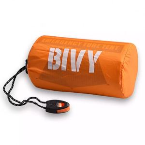 Échantillon Gratuit Sac de Couchage d'Urgence Orange en PE pour Extérieur, Imperméable, Chaud, pour Survie, Voyage, Camping, Ultraléger pour Adulte - Product Image 1