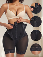 Shorts gainants taille haute en dentelle pour femme, effet ventre plat et rehausseur de fesses, sous-vêtements amincissants