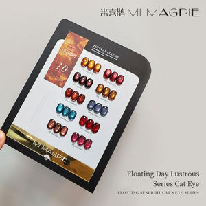 Gel Polish Collection Wholesale Private Label Oem Cat Eye Gel <b>Nail</b> Polish Supplies AILANUO <b>Nail</b> High Quality 15g Magnet Cat Eye - Product Image 3