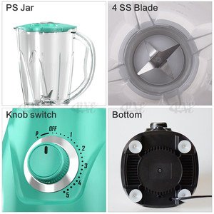 Batidora eléctrica con soporte <span class=keywords><strong>de</strong></span> mesa, <span class=keywords><strong>vaso</strong></span> <span class=keywords><strong>de</strong></span> plástico <span class=keywords><strong>de</strong></span> vidrio, para frutas heladas, precio barato, Oem - Product Image 6