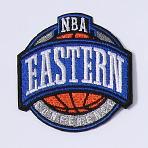 Parche <span class=keywords><strong>de</strong></span> baloncesto <span class=keywords><strong>de</strong></span> la Conferencia del Este bordado, parches con el logotipo del equipo <span class=keywords><strong>de</strong></span> baloncesto <span class=keywords><strong>de</strong></span> EE. UU. para ropa deportiva - Product Image 1
