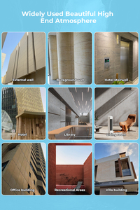 Trọng Lượng Nhẹ Linh Hoạt Hiện Đại <span class=keywords><strong>Travertine</strong></span> Đá Veneer Tường Bảng Điều Chỉnh Trang Trí Nội Thất Bảng Điều Chỉnh Đá Nhân Tạo Cho Ngoại Thất/Nội Thất Khách Sạn Trang Trí Nội Thất - Product Image 6