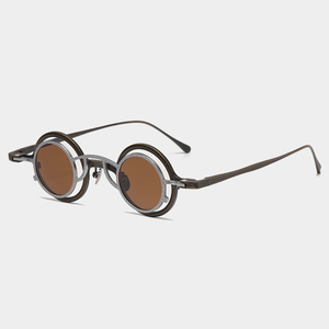 Gafas de Sol de Visión Nocturna con Clip Magnético de Titanio, Estilo Clásico Unisex, Montura de Diamantes a la Moda, Tendencia 2024 - Product Image 2