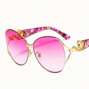 Gafas de Sol Retro de Media Montura para Mujer, Moda 2019, Personalizables con Logotipo, Protección UV400, Ovaladas, para Hombre y Mujer - Product Image 4