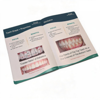 Service d'impression de brochures, catalogues et magazines en papier couché laminé avec reliure agrafée personnalisée, couleur intégrale, couverture souple, OEM