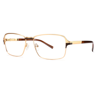 Montures de lunettes optiques en métal FRROCE, taille super grande, 58 mm, pour hommes, visage large, montures carrées pour affaires