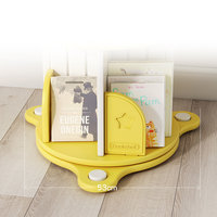 Étagère rotative plancher 360 degrés bibliothèque meubles livres supports pour la maison étagère ronde