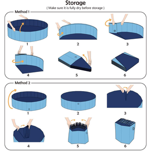 Piscina infantil <span class=keywords><strong>para</strong></span> <span class=keywords><strong>perros</strong></span> de PVC de 120cm <span class=keywords><strong>para</strong></span> exteriores, piscina de baño <span class=keywords><strong>para</strong></span> mascotas <span class=keywords><strong>para</strong></span> <span class=keywords><strong>perros</strong></span> - Product Image 5