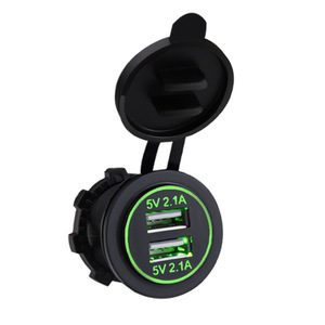 Ổ Cắm Sạc USB Hai Cổng A31 4.2A Với Đèn LED Tròn - Product Image 3