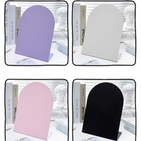 Organisateur de bureau magnétique en métal ML, tableau d'affichage en forme d'arche, cadeau créatif, support de mémo pour poste de travail, présentoir de rappels et souvenirs