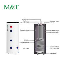 Pompe à chaleur géothermique monobloc 200 300 400 litres République tchèque 7 kW 2 kW 3 phases pour chauffage domestique et eau chaude sanitaire