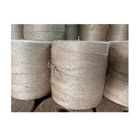 Fil à tricoter et à coudre en jute 100% écologique, antibactérien, recyclable, filé à la main, motif brut, 2mm-16mm, vente en gros