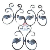 Arte de Pared de Hierro Forjado Elegante, Decoración Moderna y Estilosa para el Hogar, Hierro Forjado para Puerta, Exterior y Jardín
