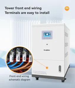 Tầng đứng trên off lưới điện áp cao ba 3 giai đoạn eu 15kw 15kva 15000 wát năng lượng mặt trời lai biến tần trong kho