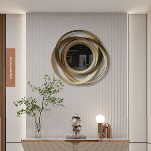 Specchio Artistico Tridimensionale <span class=keywords><strong>in</strong></span> <span class=keywords><strong>Ferro</strong></span>, Decorazione da Parete Moderna e Lussuosa per Soggiorno, Camera da Letto, Ristorante, Ingresso - Product Image 6