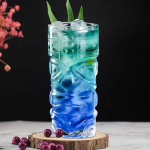 Verres à l'ancienne, verres à Cocktail, tasse en verre épais Tiki 14 oz - Product Image 5