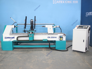Gemaakt In China, De 1510 Zwembad Cue Cnc Hout Draaibank Is Een Zwembad Cue Making <span class=keywords><strong>Machine</strong></span> Geschikt Voor Een Verscheidenheid Aan Zwembad Cues. - Product Image 2