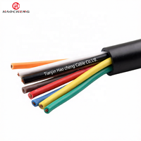 Cable de Control Flexible KVVR 450 750V con Núcleo de Cobre, Aislamiento de PVC y Cubierta de PVC para Instalación Fija
