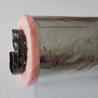 Système de ventilation d'air Conduit flexible isolé en fibre de verre Tuyau isolé de 4 pouces