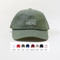 Gorra de Béisbol Estilo Dad Hat de 6 Paneles, de Algodón Desgastado Vintage, con Logotipo Bordado Personalizado