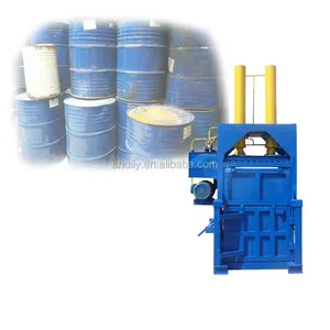 Hydraulic scrap hardware balling press machine / used plastic bottle case baler / waste clothing baling