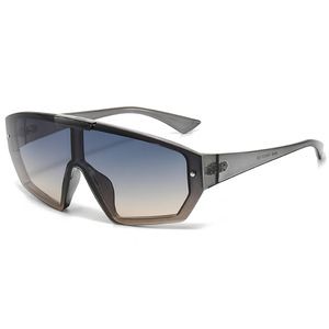 Top lunettes <span class=keywords><strong>de</strong></span> soleil haut <span class=keywords><strong>de</strong></span> gamme carré hommes marques Uv400 Lunettes <span class=keywords><strong>De</strong></span> <span class=keywords><strong>Luxe</strong></span> surdimensionné femmes une pièce grandes lunettes <span class=keywords><strong>de</strong></span> soleil Sport en plein air - Product Image 4