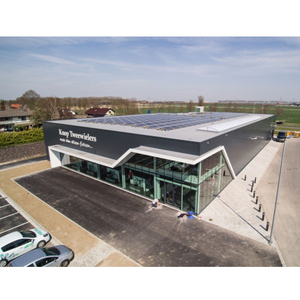 Prefab xây dựng Xây Dựng Nhà máy đúc sẵn thiết kế cửa hàng tường kính - Product Image 3