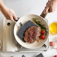 Ustensiles de cuisine très vendus, spatule en silicone, ensemble d'ustensiles de cuisine en silicone, ensemble de spatules larges en silicone