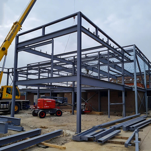 Bán Buôn Hot Bán Kết Cấu Thép Nhà Để Xe Nhà Kho Kim Loại Đúc Sẵn Kết Cấu Thép Xây Dựng - Product Image 4