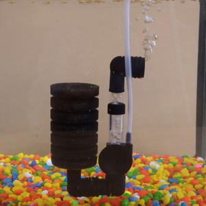 Filter spons, Filter akuarium spons ganda, Media dapat diganti, penyaring tangki ikan sangat senyap - Product Image 3