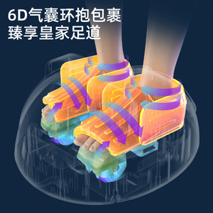 Electric <b>Foot</b> <b>Massager</b> With Airbags Full Coverage Roller Hot Compress Kneading For <b>Foot</b> And Leg Massage - Product Image 3