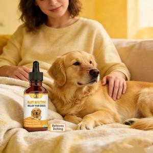 Meilleures ventes : Gouttes de probiotiques premium pour chiens et chats, absorption rapide naturelle, supplément protéiné pour animaux, soin de la peau et du pelage, mobilité des articulations - Product Image 4