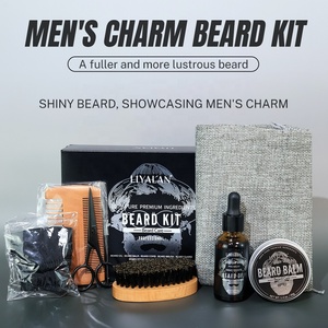 <span class=keywords><strong>Kit</strong></span> per <span class=keywords><strong>barba</strong></span> Private Label spazzola per <span class=keywords><strong>barba</strong></span> pettine forbici balsamo per crescita olio uomo <span class=keywords><strong>cura</strong></span> della <span class=keywords><strong>barba</strong></span> <span class=keywords><strong>Kit</strong></span> - Product Image 2