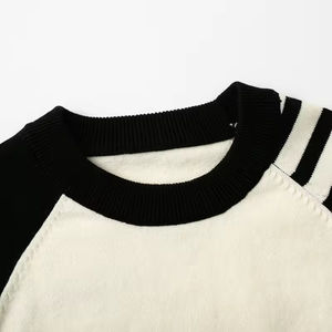 Vêtements Printemps-Automne Nouveaux Modèles Personnalisés pour Enfants – T-shirt Basique Tendance à Col Rond en Tricot Confortable pour Bébés Garçons - Product Image 3