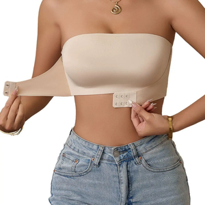 Sujetador Sin Tirantes OEM ODM para Mujer, Sujetador Bandeau Sin Costuras, Sin Tirantes, para Venta al Por Mayor - Product Image 5