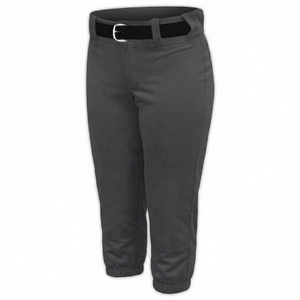 Pantalon de softball pour homme en polyester respirant à séchage rapide, vente en gros OEM, logo personnalisé, couleur personnalisée, vêtements de sport BSCI, grandes tailles - Product Image 1
