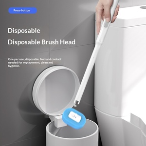 Spazzola per <span class=keywords><strong>WC</strong></span> in Plastica PP con Manico Lungo e Design Senza Angoli Morti per una Facile <span class=keywords><strong>Pulizia</strong></span> - Product Image 2