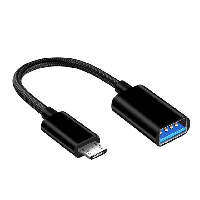 High Quality Micro Male to USB Female Data Cable OTG Adapter Cable Type C to USB Female OTG Cable