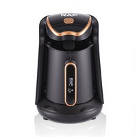 Cafetera Turca RAF R.103 de 300 ml y 600 W, Cafetera de un Solo Toque para Preparar Té y Café Turco