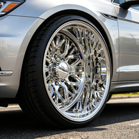 Jantes de camion forgées polies sur mesure SL 24X12 26X14 30X14 5X127 6X135 pour Ford F-150 F-250 F-350 F-450 Super Duty Expedition