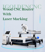 Routeur CNC 4 axes pour le bois, équipement de fabrication de meubles, table 1325 2040 pour portes et armoires en bois