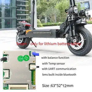 JBD SP14S004 Electric Bike 7S 8S 9S 10S 11S 12S 13S 14S LFP NMC 24V 36V 20A 30A 40A 50A Smart BMS