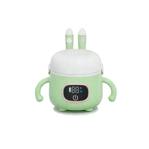 Bol chauffant <span class=keywords><strong>sans</strong></span> <span class=keywords><strong>fil</strong></span> rechargeable pour bébé 400 ml, en PP <span class=keywords><strong>sans</strong></span> BPA, avec ventouse, pour enfants de 0 à 12 mois - Product Image 1