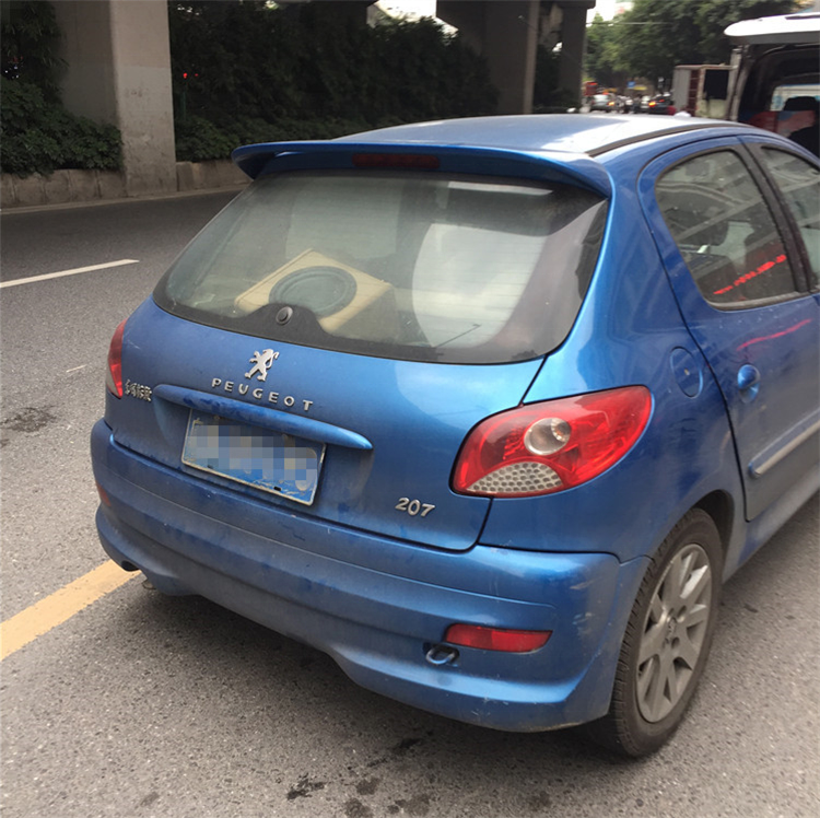 Spoiler Arrière 206 Aileron Coffre Peugeot 206 - Becquet ABS Noir Carbone 2013-2018 - Style Sport Tuning Aileron Voiture