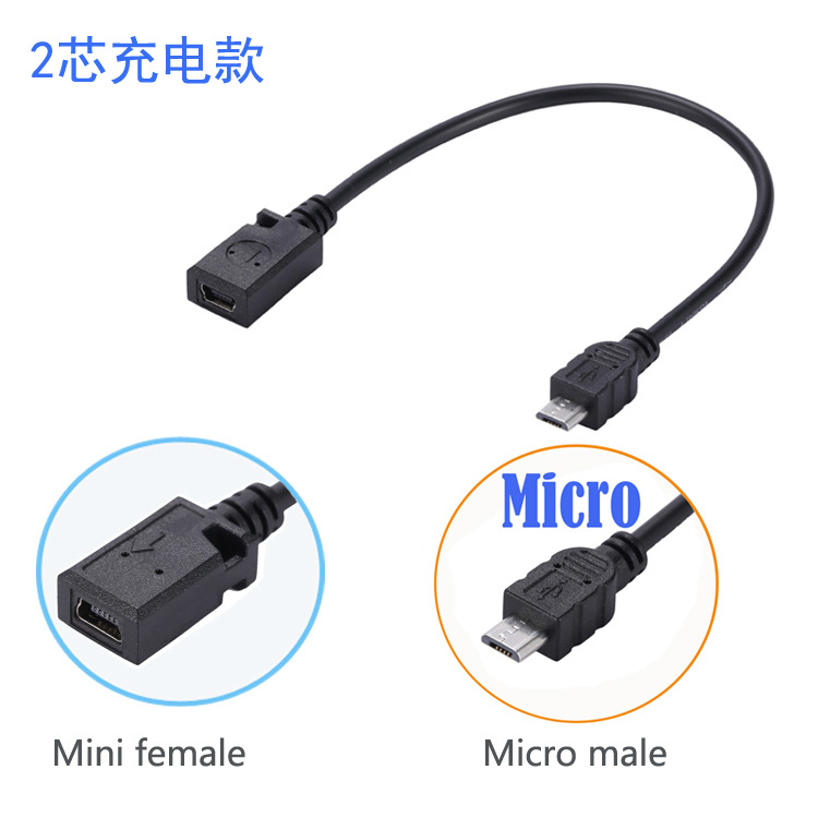 MINI Female to MICRO Male