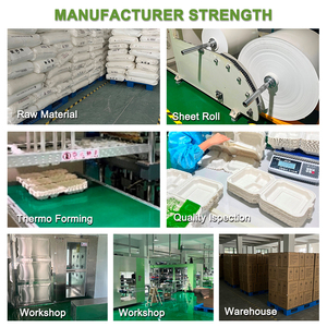 Biểu tượng tùy chỉnh bột bắp vỏ sò <span class=keywords><strong>microwavable</strong></span> đưa ra Hộp 3 ngăn phân hủy sinh học PP nhựa thực phẩm <span class=keywords><strong>container</strong></span> - Product Image 4